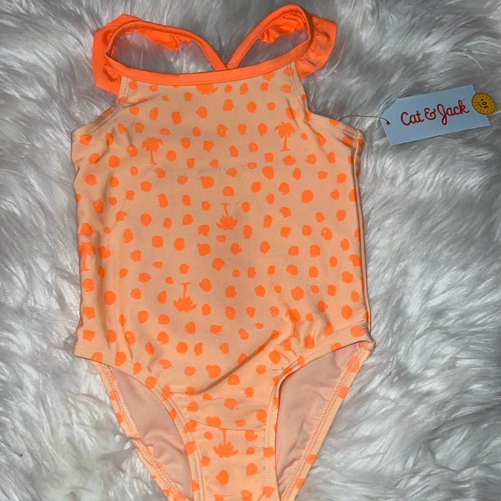 NWT Girls One Pc Bathing Suit Size 18 months